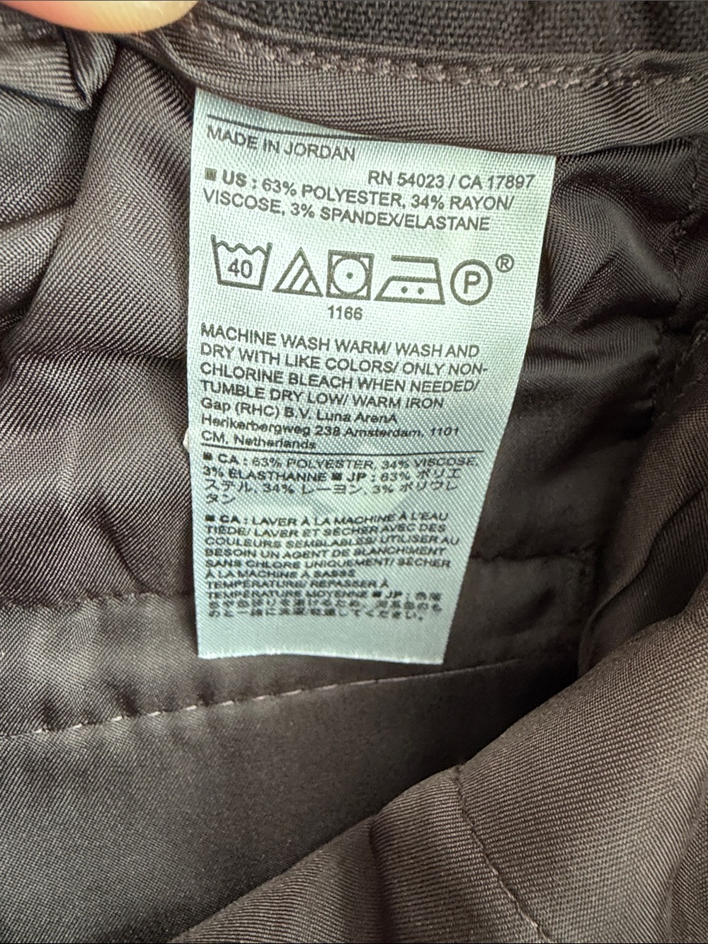 NWT Banana Republic Dark Brown Hayden Dress Pants - Picture 9 of 12
